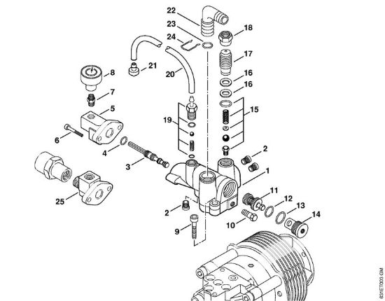 Unità  regolatrice di sicurezza Idropulitrice a benzina (RB) RB 301 della marca STIHL